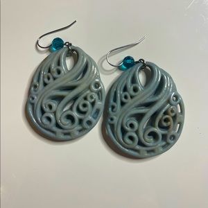 Tarina Tarantino carved earrings